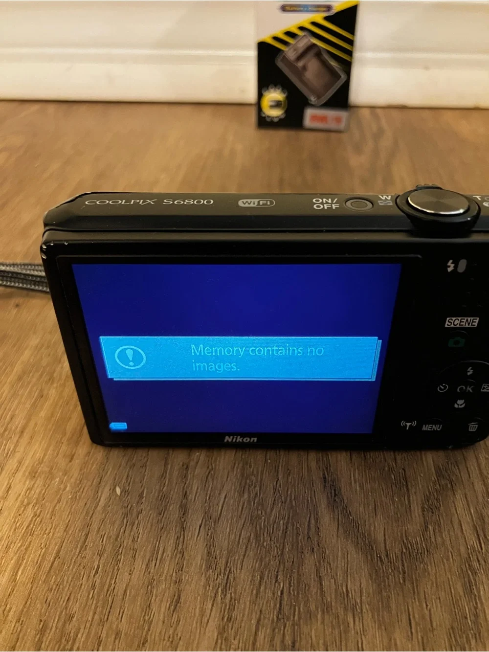 Nikon Coolpix Compact Digital Camera New Battery 8 GB SD card